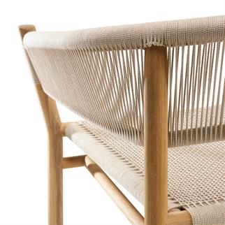 Ethimo Kilt Round Rope Sand Teak Koltuk