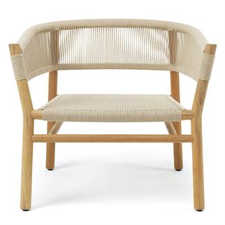 Ethimo Kilt Round Rope Sand Teak Koltuk