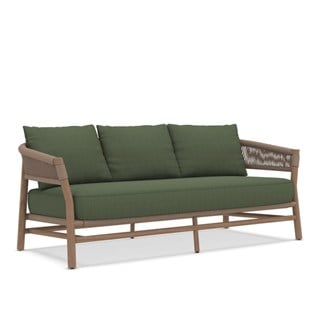 Kilt XL Kanepe-İskelet Teak-Rope Sand-Canapa Foglia-(Minder Dahil)