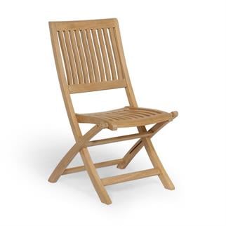 Kayu Teak Kingston Katlanır Bahçe Sandalyesi