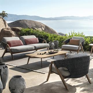 Ethimo Knit Teak Coffee Table