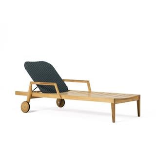 Ethimo Knit Teak Şezlong
