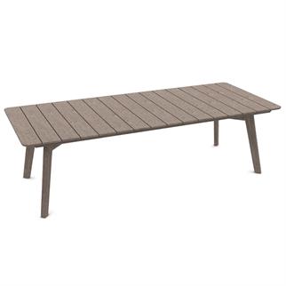 Ethimo Knit XL Pickled Teak Dining Table