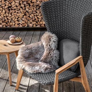 Ethimo Knit Lava Grey Yüksek Sırtlı Koltuk