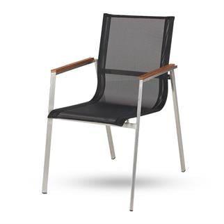 Corner Black Kollu Sandalye