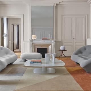 Ligne Roset Alster White Alçak Sehpa