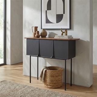 Ligne Roset Aube American Walnut Console Table