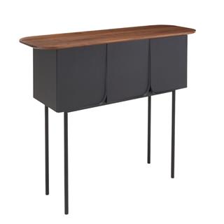 Ligne Roset Aube American Walnut Console Table