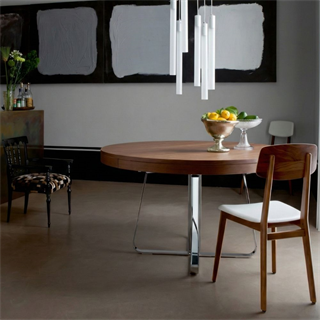Ligne Roset Ava Round Extendable Dining Table