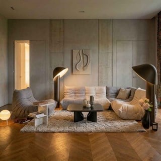 Ligne Roset Azores Dark Bronze Lambader