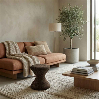 Ligne Roset Bob Natural Cork Side Table