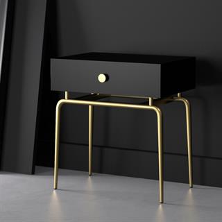Ligne Roset Débourgeoisée Black Nightstand