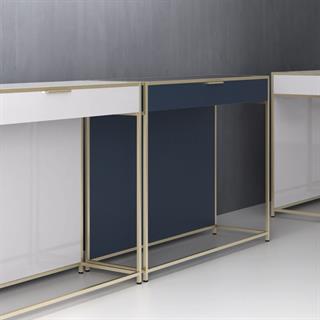 Ligne Roset Dita Bleu Nuit Konsol