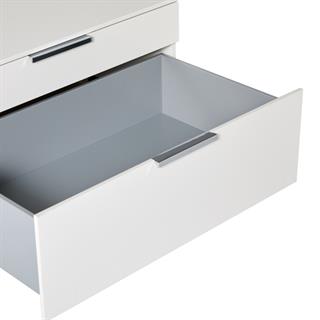 Everywhere TV Ünitesi – 2 Çekmeceli - Gloss whıte lacquer - H498 / W900 / D540