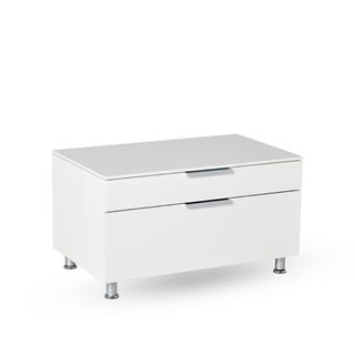 Everywhere TV Ünitesi – 2 Çekmeceli - Gloss whıte lacquer - H498 / W900 / D540