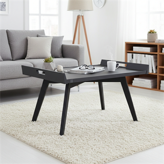 Ligne Roset Lupo Black Alçak Sehpa