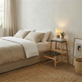 Ligne Roset Mortaise Two-Tier Bedside Table