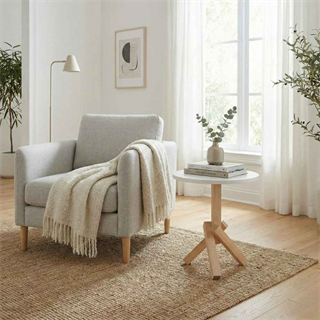 Ligne Roset O-I-X White Side Table