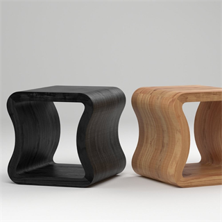 Ligne Roset One Shape Black Side Table