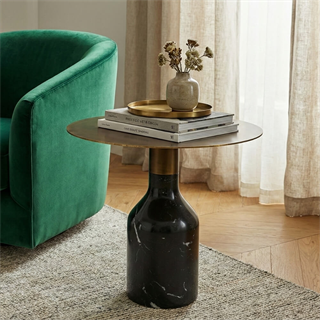 Ligne Roset Oxydation Mermer Tabanlı Orta Sehpa