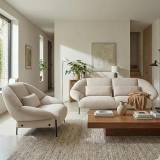 Ligne Roset Paipaï Large Silice Sofa