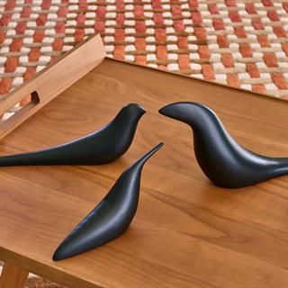 Ligne Roset Pajaros Black Trio Decorative Birds