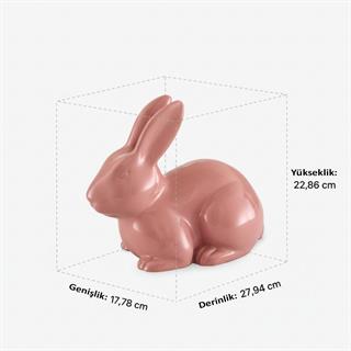 Pan Pan Dekoratif Tavşan-Pale Pınk