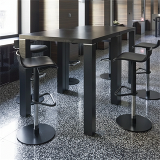 Ligne Roset Petrus Black Bar Stool