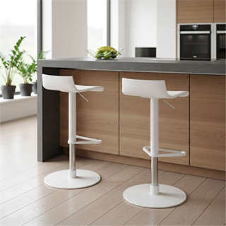 Ligne Roset Petrus White Bar Stool