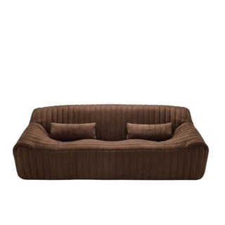 Ligne Roset Sandra Alcantara Brown Large Kanepe