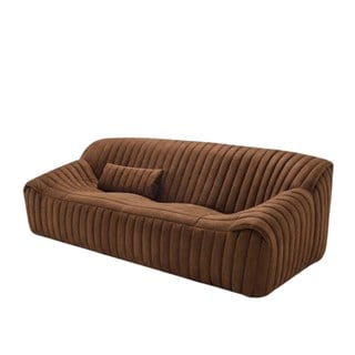 Ligne Roset Sandra Alcantara Brown Large Kanepe