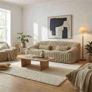 Ligne Roset Sandra Scan Beige Large Sofa