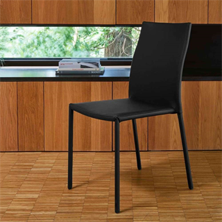 Ligne Roset Slim Black Armless Chair