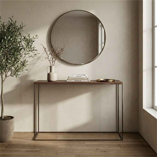 Ligne Roset Space Dark Walnut Console