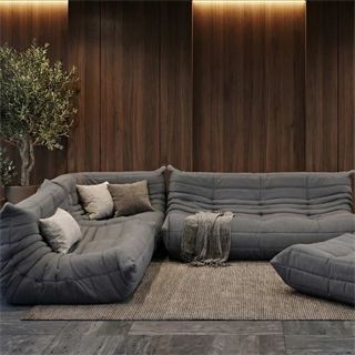 Ligne Roset Togo Anthracite Köşe Koltuk