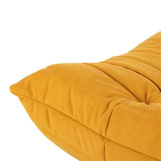 Ligne Roset Togo Curry Armchair and Pouf