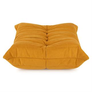 Ligne Roset Togo Curry Armchair and Pouf