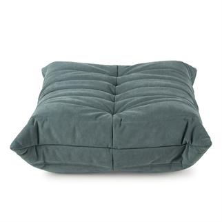 Ligne Roset Togo Glass Green Armchair and Pouf