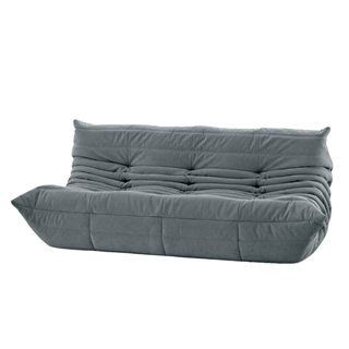 Ligne Roset Togo Large Dark Grey 3-Seater Sofa