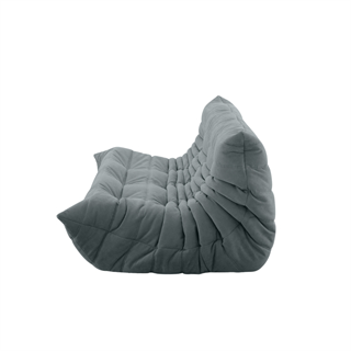 Ligne Roset Togo Large Dark Grey 3-Seater Sofa