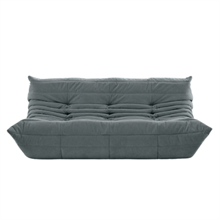 Ligne Roset Togo Large Dark Grey 3-Seater Sofa
