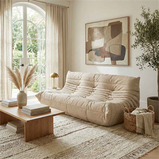 Ligne Roset Togo Large Sea Sand Üçlü Kanepe
