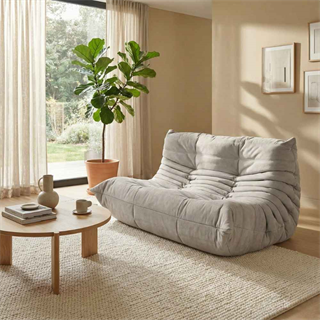 Ligne Roset Togo Small Pearl İkili Kanepe