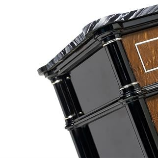 Jonathan Charles Madison Black Marble Top Dresser