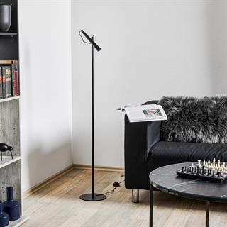 Foscarini Magneto Black Floor Lamp