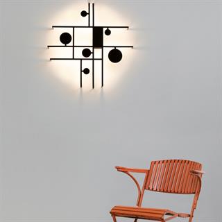 Manifesto Duvar Lambası-Black