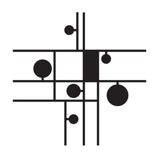 Manifesto Duvar Lambası-Black