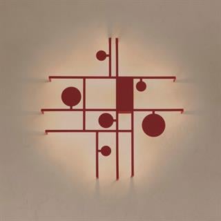 Manifesto Duvar Lambası-Red