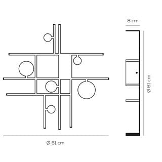 Manifesto Duvar Lambası-Red