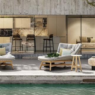 Dedon Mbrace Chalk Yüksek Yan Sehpa